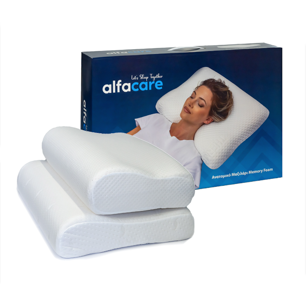ac-710-1 Μαξιλάρι Ύπνου Ανατομικό Μemory Foam Medium AC-710