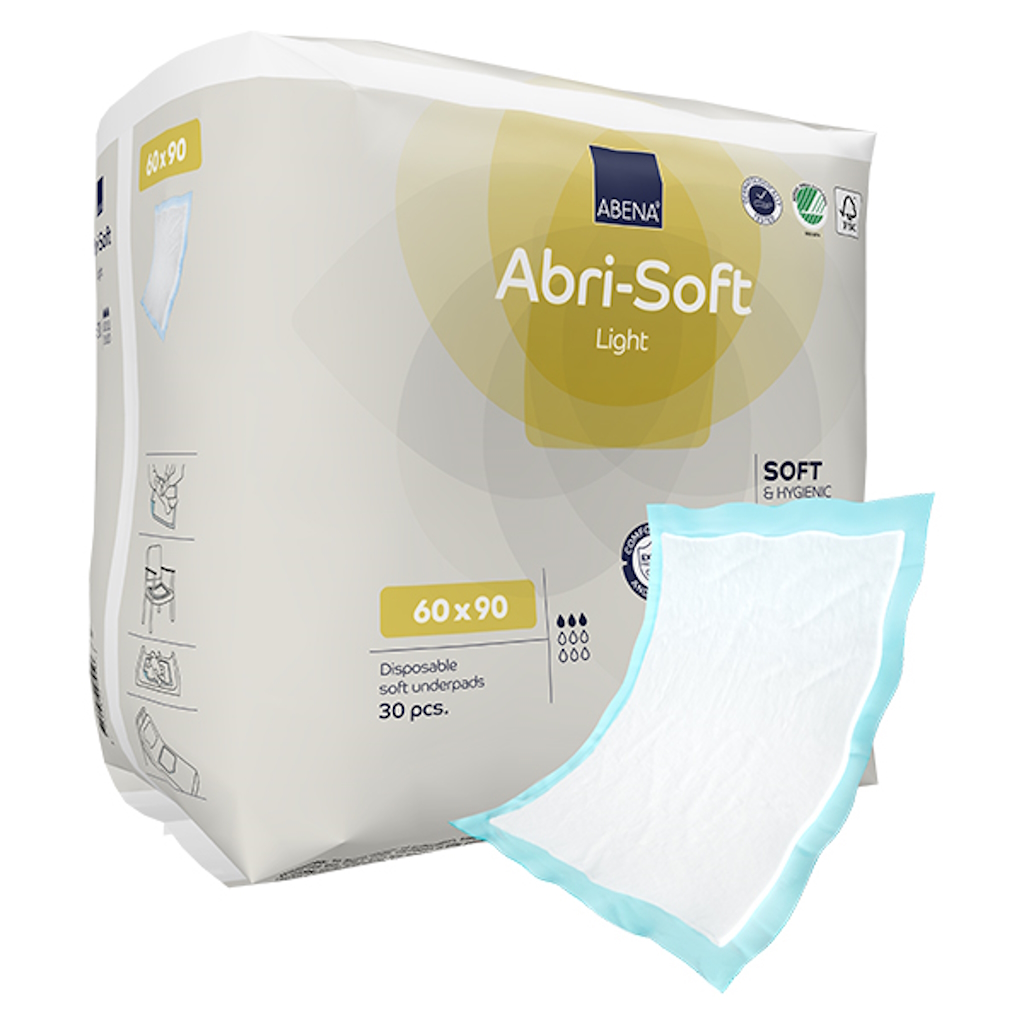 Υποσέντονο Ακράτειας Abri Soft Eco 60x90cm 30τμχ 2 Υποσέντονο Ακράτειας Abri Soft Eco 60x90cm 30τμχ