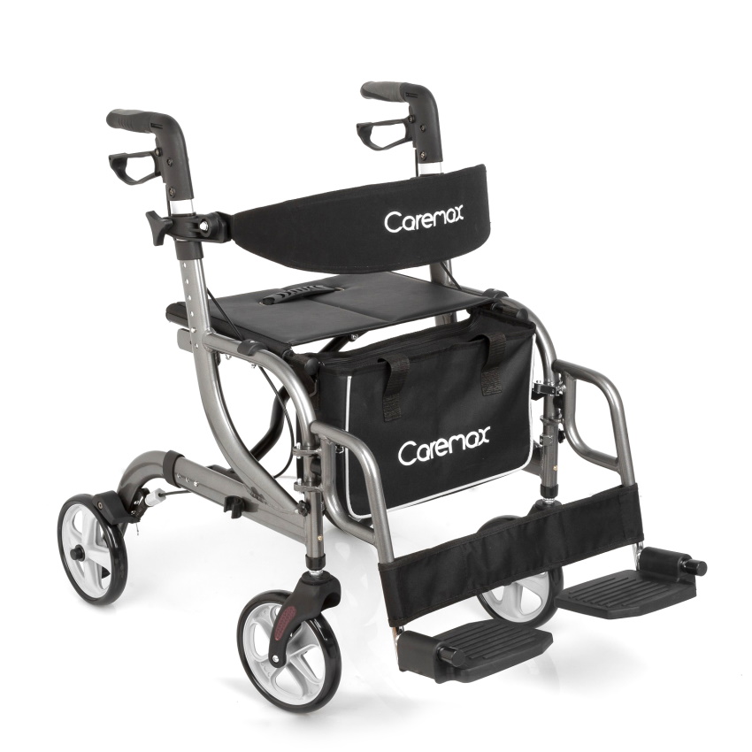 Περιπατητήρας Rollator με υποπόδια Vita 09-2-114 Mαύρο Περιπατητήρας Rollator με υποπόδια Vita 09-2-114 Mαύρο