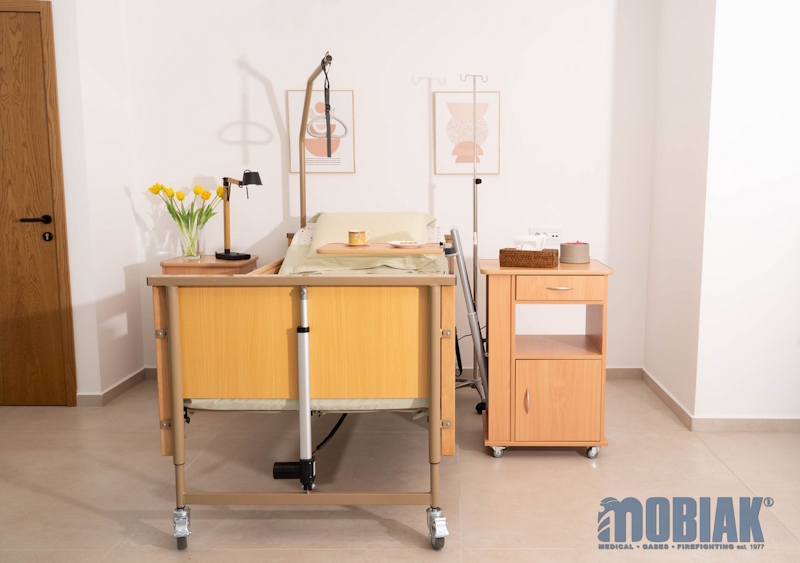 mobiakcare_0803152_0805623_0808235 Στατώ Ορού Διπλό με Μεταλλική Βάση 0808235 MOBIAK