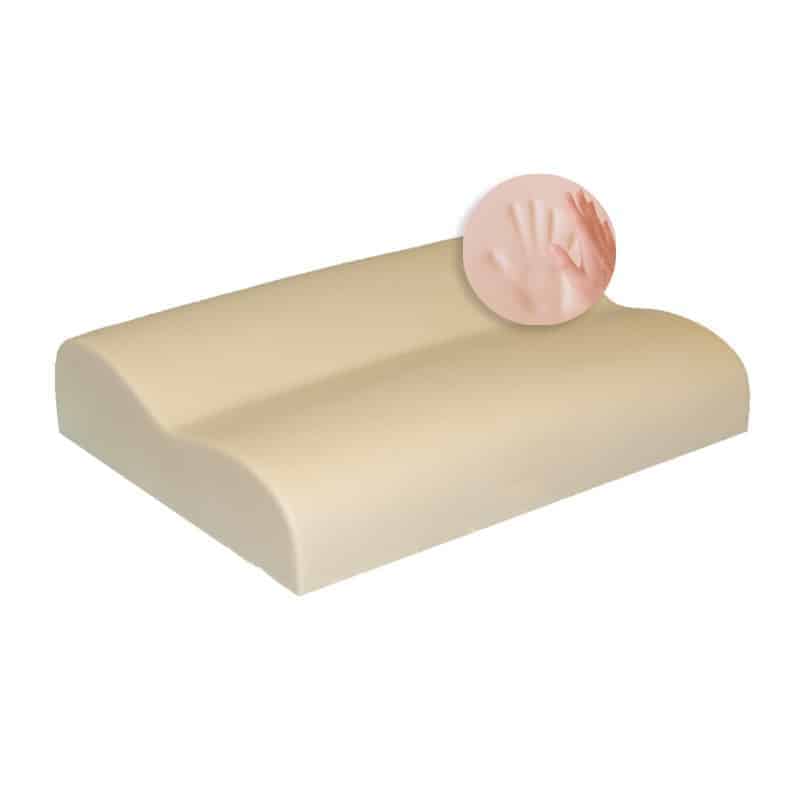 Ανατομικό παιδικό μαξιλάρι ύπνου λευκού χρώματος