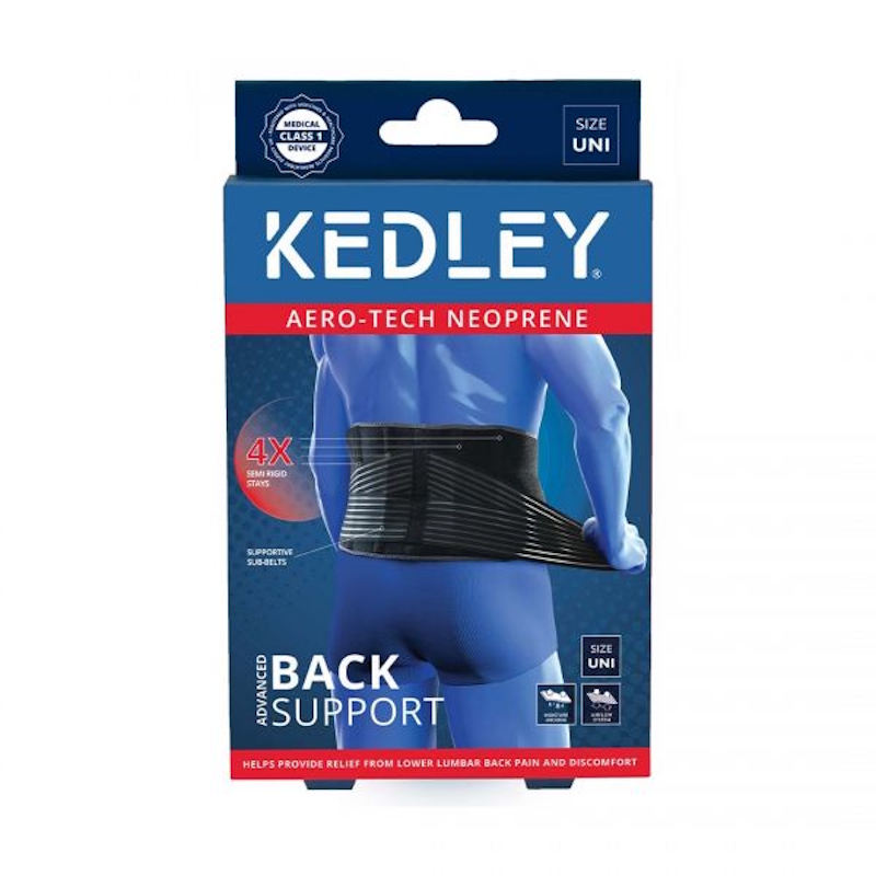 5341 Ζώνη Οσφύος απο Neoprene Aerotech με Εύκαμπτες Πλαστικές Μπανέλες KED/029