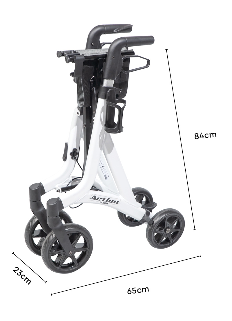 Περιπατητήρας Rollator Action Black 0803610