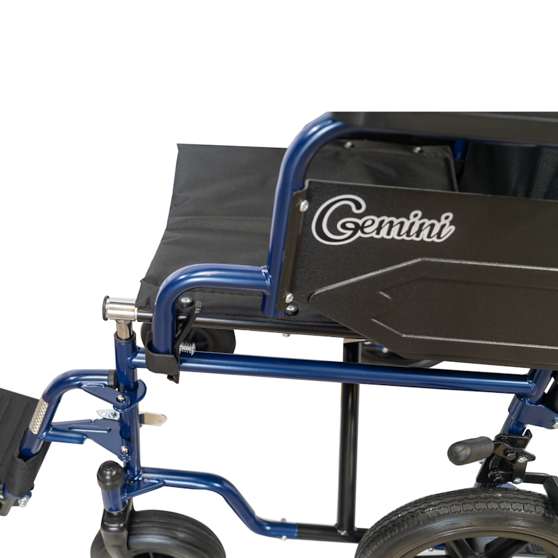 24697_12 Αναπηρικό Αμαξίδιο Gemini 12 Blue Mobiakcare