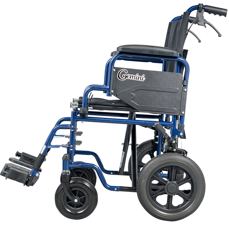 24697_2 Αναπηρικό Αμαξίδιο Gemini 12 Blue Mobiakcare