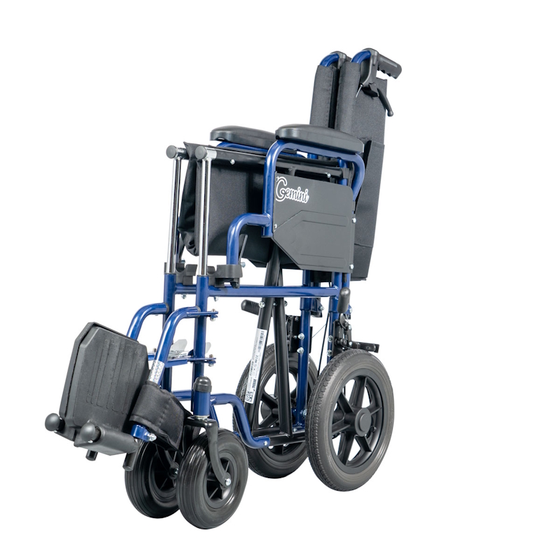 24697_8 Αναπηρικό Αμαξίδιο Gemini 12 Blue Mobiakcare