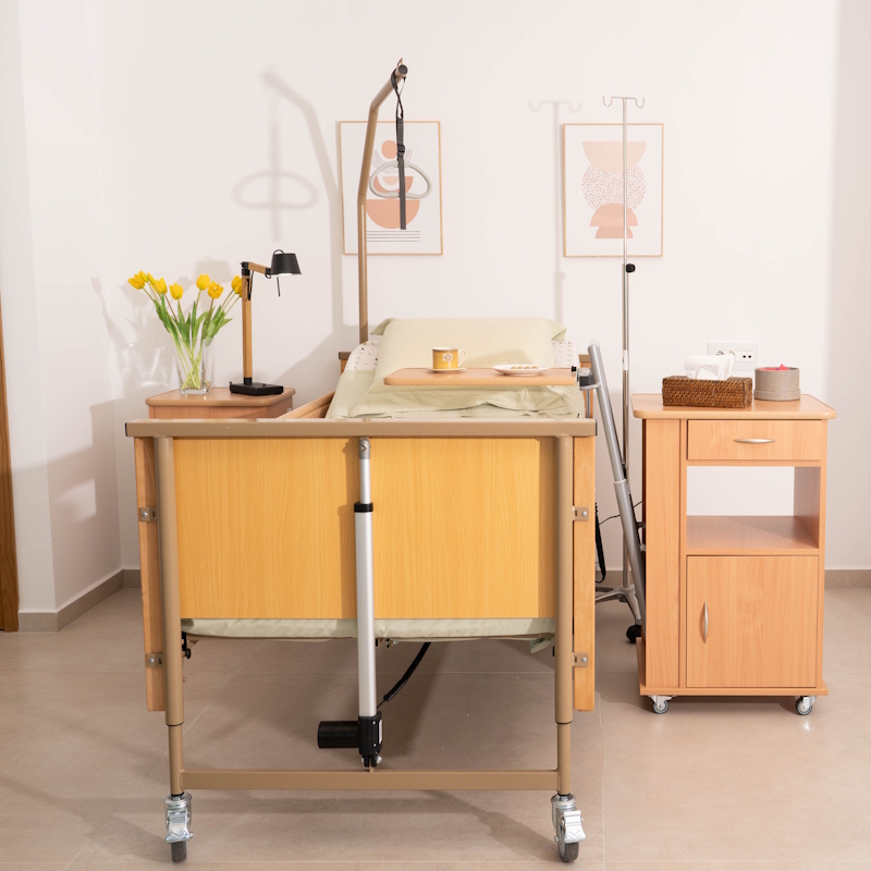 Virgo Κρεβάτι Ηλεκτρικό Πολύσπαστο με Κάγκελα & Αναρτήρα Mobiak 0803152