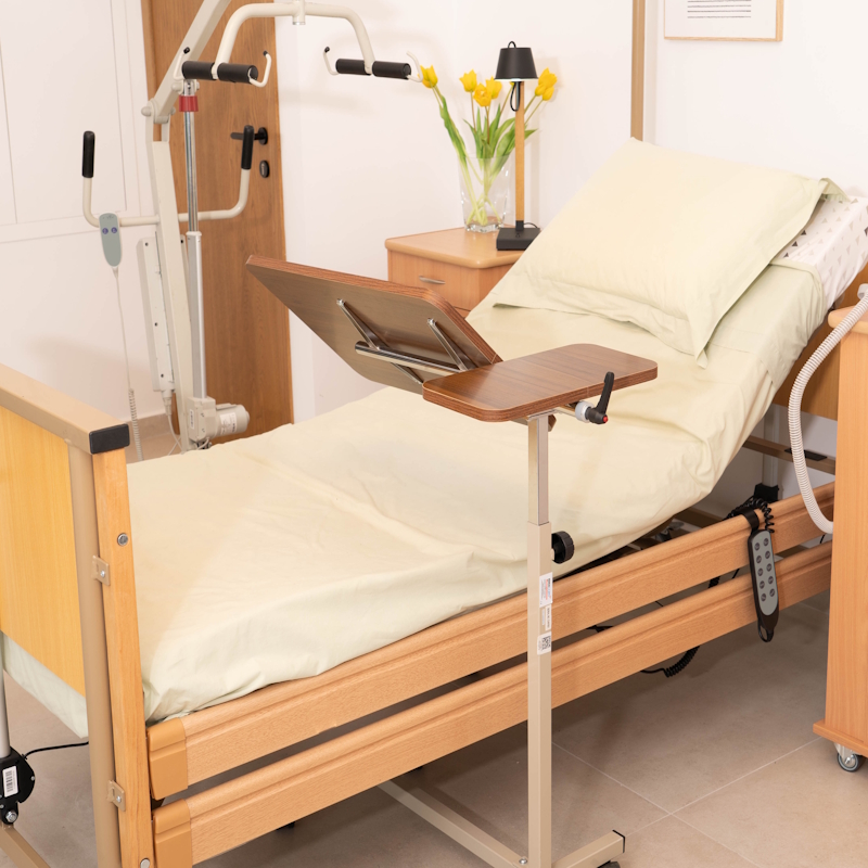 Virgo Κρεβάτι Ηλεκτρικό Πολύσπαστο με Κάγκελα & Αναρτήρα Mobiak 0803152