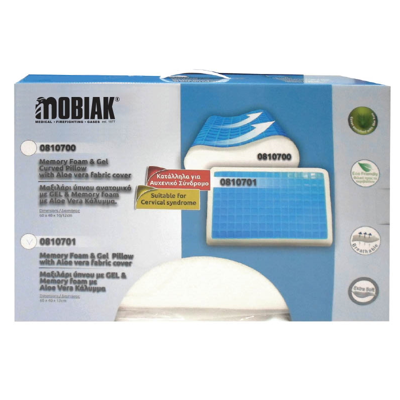 Μαξιλάρι Ύπνου με Gel & Κάλυμμα με Aloe Vera 0810700-2