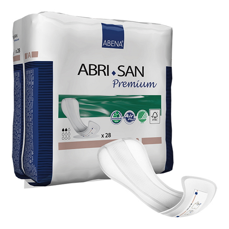 1-σερβιέτα-abri-san-no1a-28-τμχ Η Σερβιέτα Abri-San No1A 28 τμχ είναι ειδικά σχεδιασμένη για όλους τους τύπους ακράτειας, από την ελαφριά έως την πολύ βαριά.