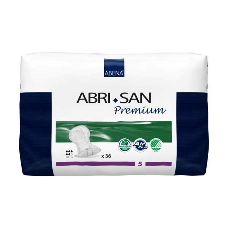 2-σερβιέτα-abri-san-no5-36-τμχ Η Σερβιέτα Abri-San No5 36 τμχ είναι ειδικά σχεδιασμένη για όλους τους τύπους ακράτειας, από την ελαφριά έως την πολύ βαριά.