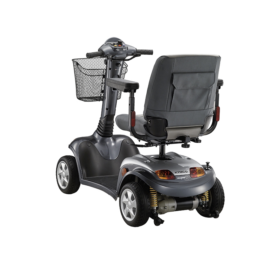 ηλεκτροκίνητο-scooter-super-8-kymco-2 Το Ηλεκτροκίνητο Scooter SUPER 8 της Kymco είναι το καινούργιο της best seller. Με συμπαγείς τροχούς υψηλής αντοχής, σας αφήνει να κινηθείτε σε κάθε έδαφος και δρόμο, χωρίς περιορισμό.