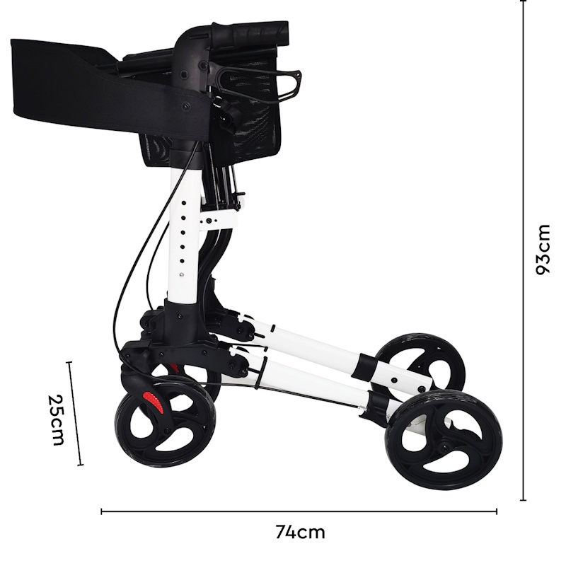 0805492_dimensions Περιπατητήρας Rollator Αλουμινίου “WALKY”