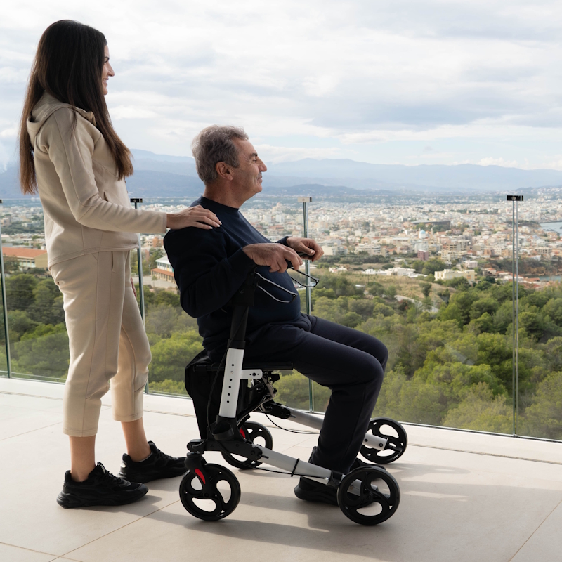 Περιπατητήρας Rollator Αλουμινίου “WALKY”