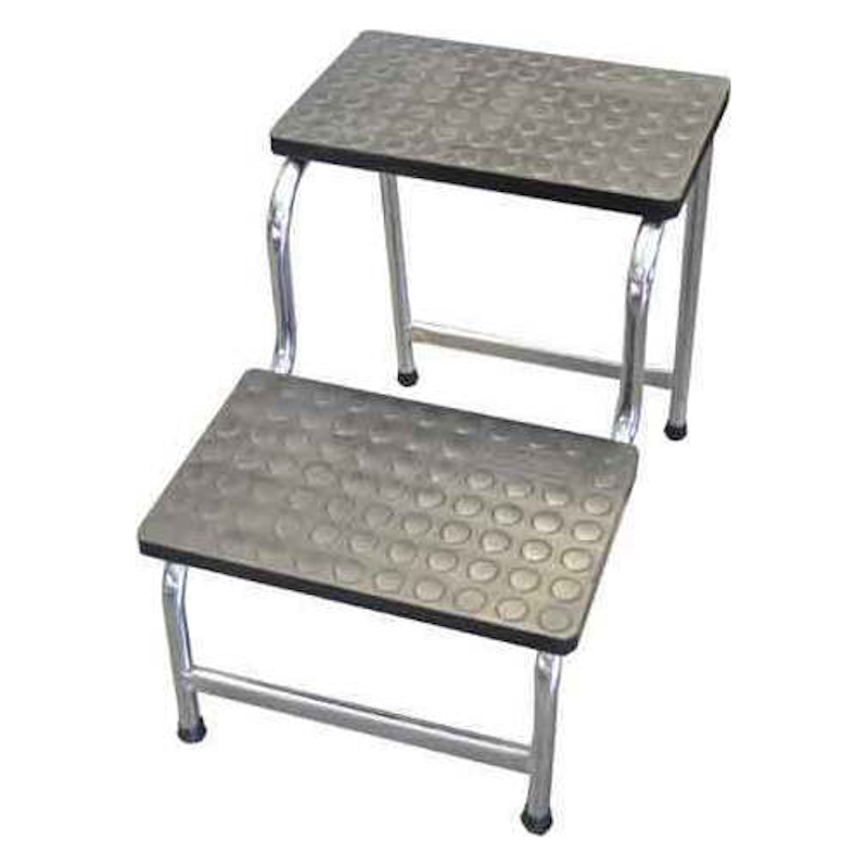 Σκαλοπάτι Διπλό Χρώμιο 1141 Μαρινόπουλος