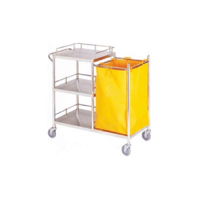 Τροχήλατο Τραπέζι Καθαρού - Ακαθάρτου Ιματισμού INOX KB117 Μαρινόπουλος