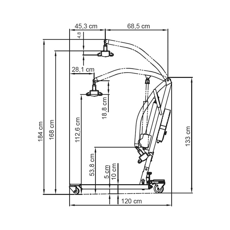 Ηλεκτρικός Γερανός Ανύψωσης 180 Kg 10-2-072
