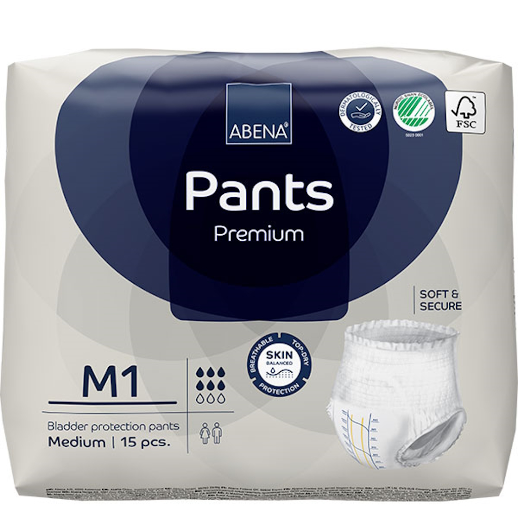 Βρακάκια ABENA Pants M1 Premium Ημέρας 15τεμ 1 Βρακάκια ABENA Pants M1 Premium Ημέρας 15τεμ