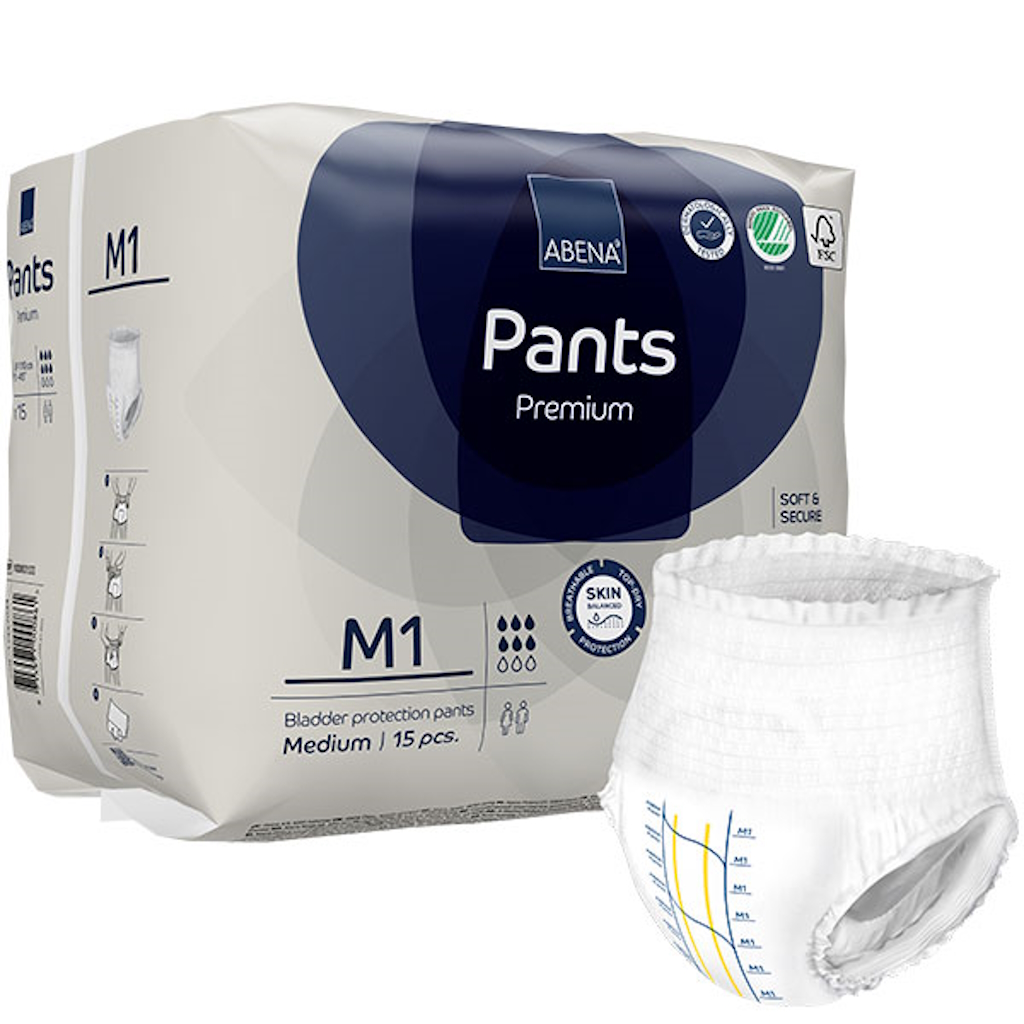 Βρακάκια ABENA Pants M1 Premium Ημέρας 15τεμ 2 Βρακάκια ABENA Pants M1 Premium Ημέρας 15τεμ
