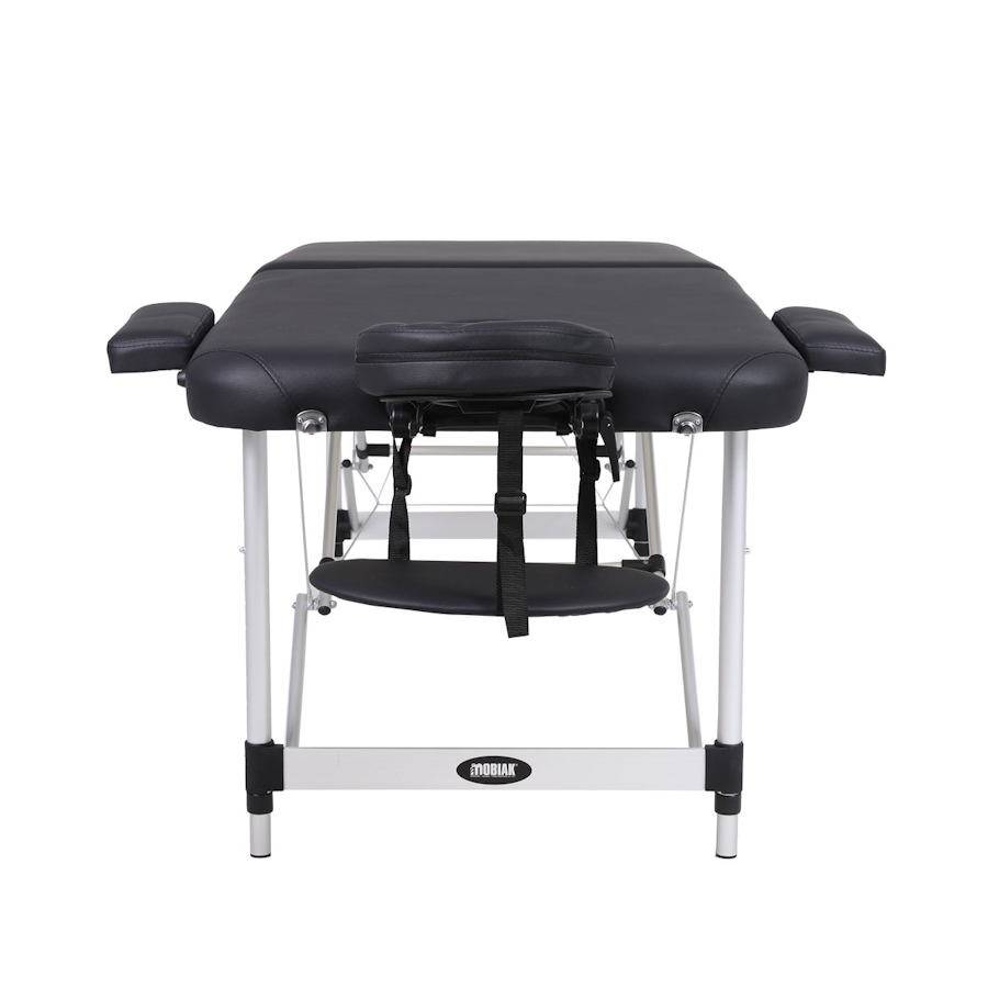 Πτυσσόμενο Κρεβάτι Μασάζ 2 Τμημάτων Αλουμινίου Με Αξεσουάρ MOBIAKCARE 0812306