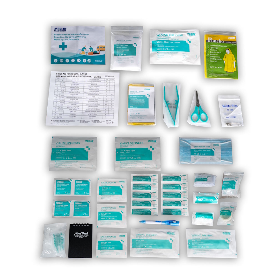 Φαρμακείο First Aid Kit MOBIAK - Large 0804602 3 Φαρμακείο First Aid Kit MOBIAK - Large 0804602