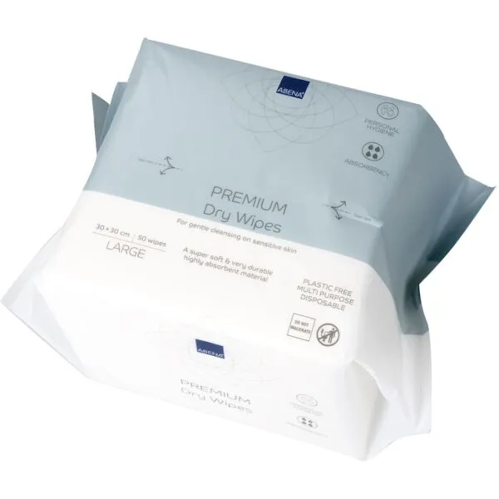 Στεγνά Μαντήλια ABENA Dry Wipes Premium (50τεμ.)