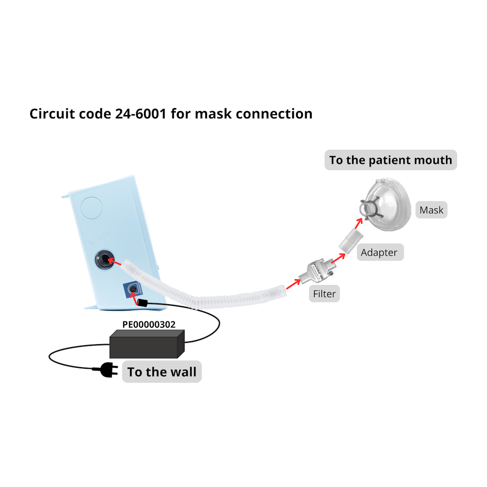 Συσκευή Πρόκλησης Βήχα Cough Assist PEGASO PLUS COMBI 0803284