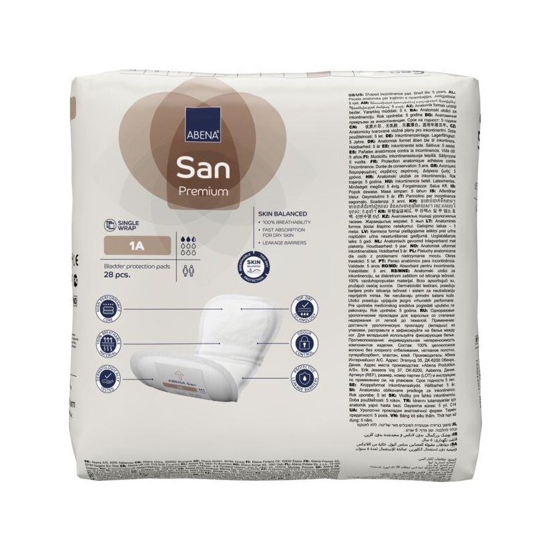 Σερβιέτες Ακράτειας ABENA San No1Α Premium