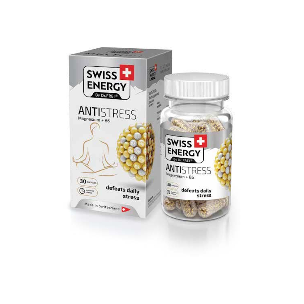 Βιταμίνες Μαγνησίου+Β6 Swiss Energy Antistress Platinum