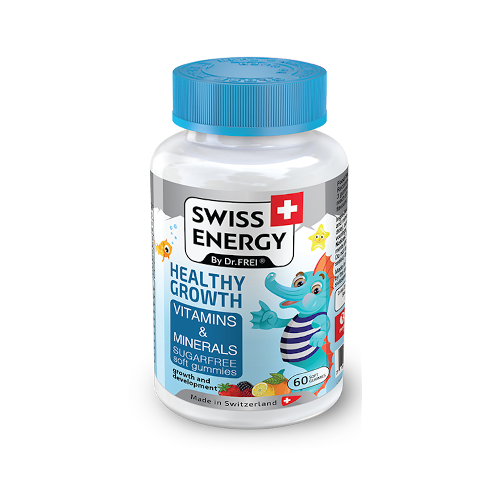 Ζελεδάκια Βιταμινών Swiss Energy Healthy Growth