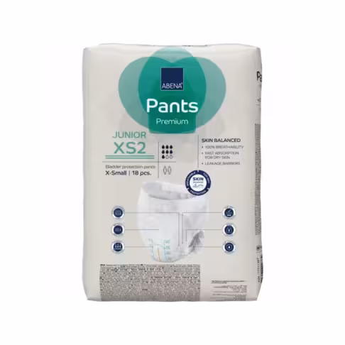 Πάνες Ακράτειας Abena Pants Junior XS2 Premium 18 τεμ.