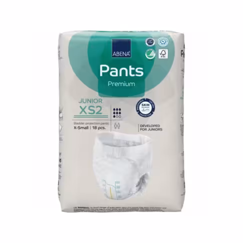 Πάνες Ακράτειας Abena Pants Junior XS2 Premium 18 τεμ.