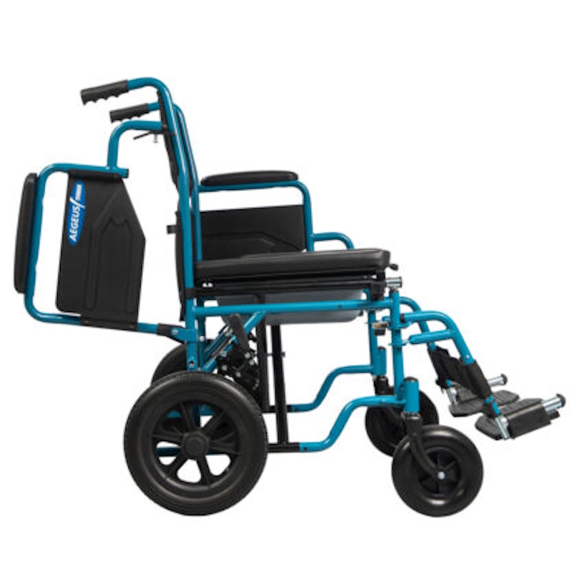 Χειροκίνητο Αναπηρικό Αμαξίδιο με δοχείο U-Shape Aegeus