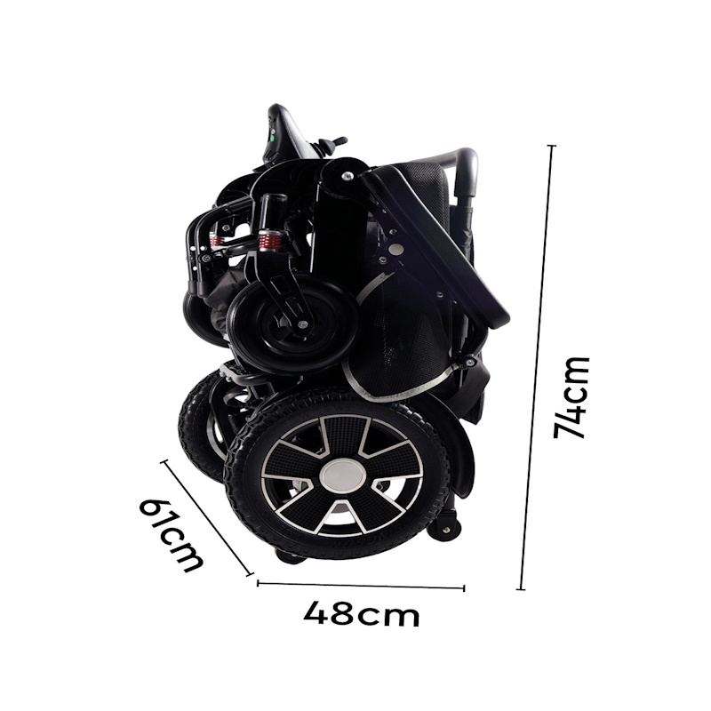 Αναπηρικό Αμαξίδιο Ηλεκτροκίνητο Αλουμίνιου Πτυσσόμενο FELIX 0805762