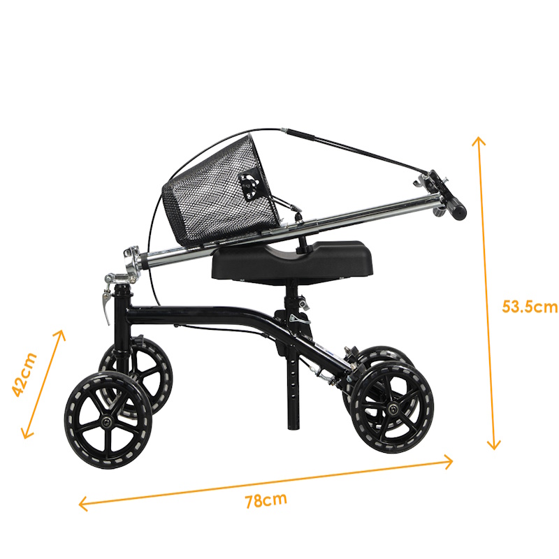 Περιπατητήρας Rollator Με Υποστήριξη Γόνατος STROLLY 0815019