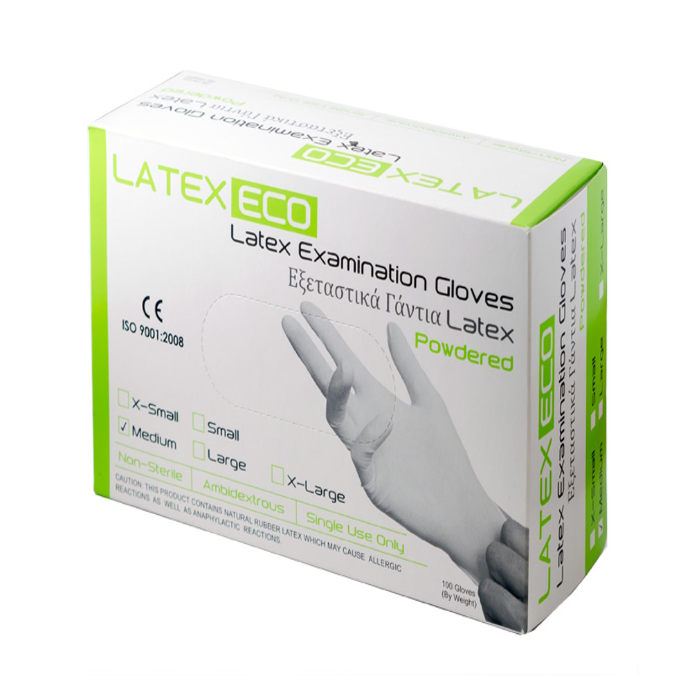 Γάντια Εξεταστικά Latex ECO AC-3364