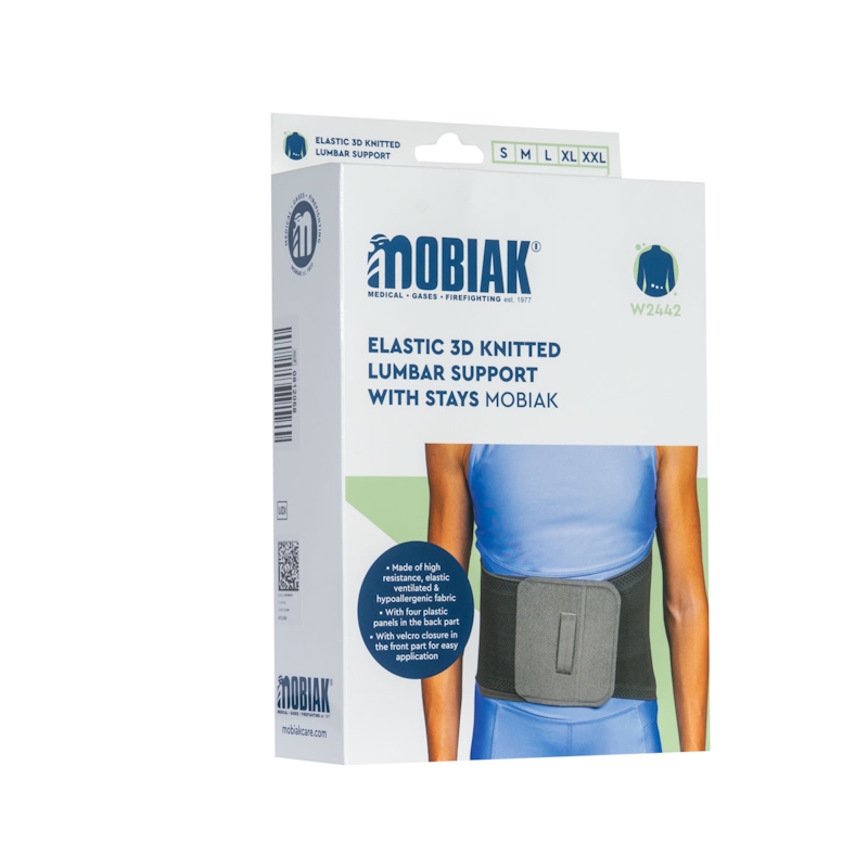 Ζώνη Οσφύος με Μπανέλες με 3D Ύφανση MOBIAK (W2442)