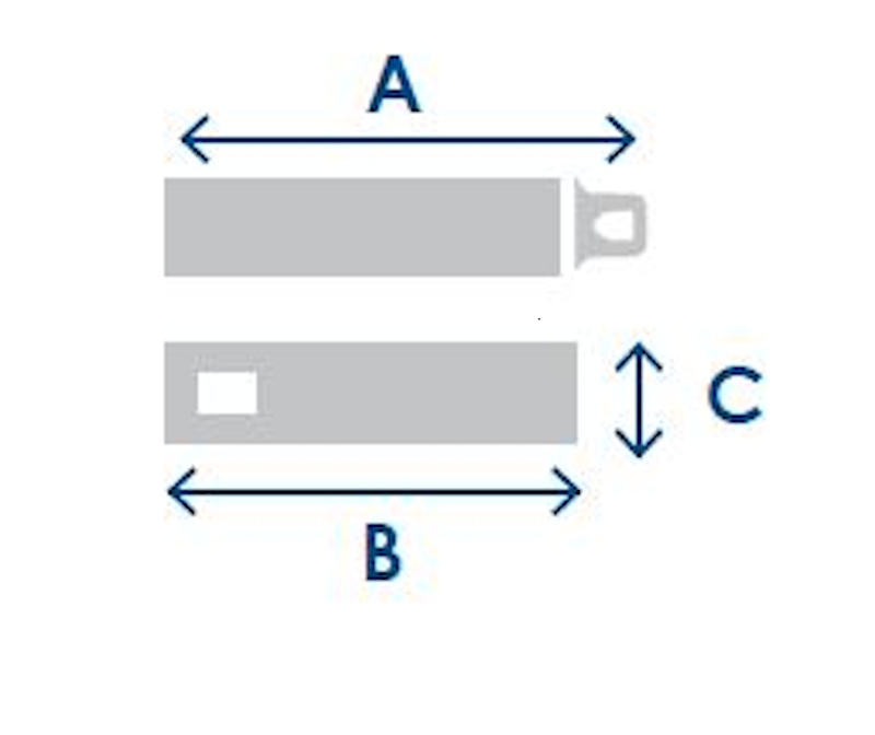 Ζώνη Ασφαλείας Ενισχυμένη (two pieces) 0805181 Mobiak
