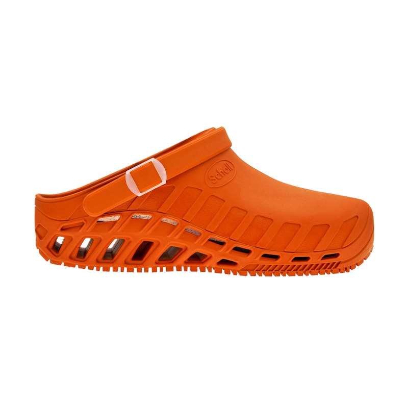 CLOG EVO ORANGE Scholl Professional Clog Evo Ανατομικά Σαμπό Black Mobiak