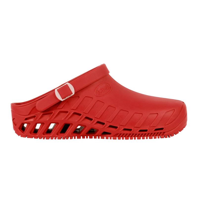 CLOG EVO RED Scholl Professional Clog Evo Ανατομικά Σαμπό Black Mobiak