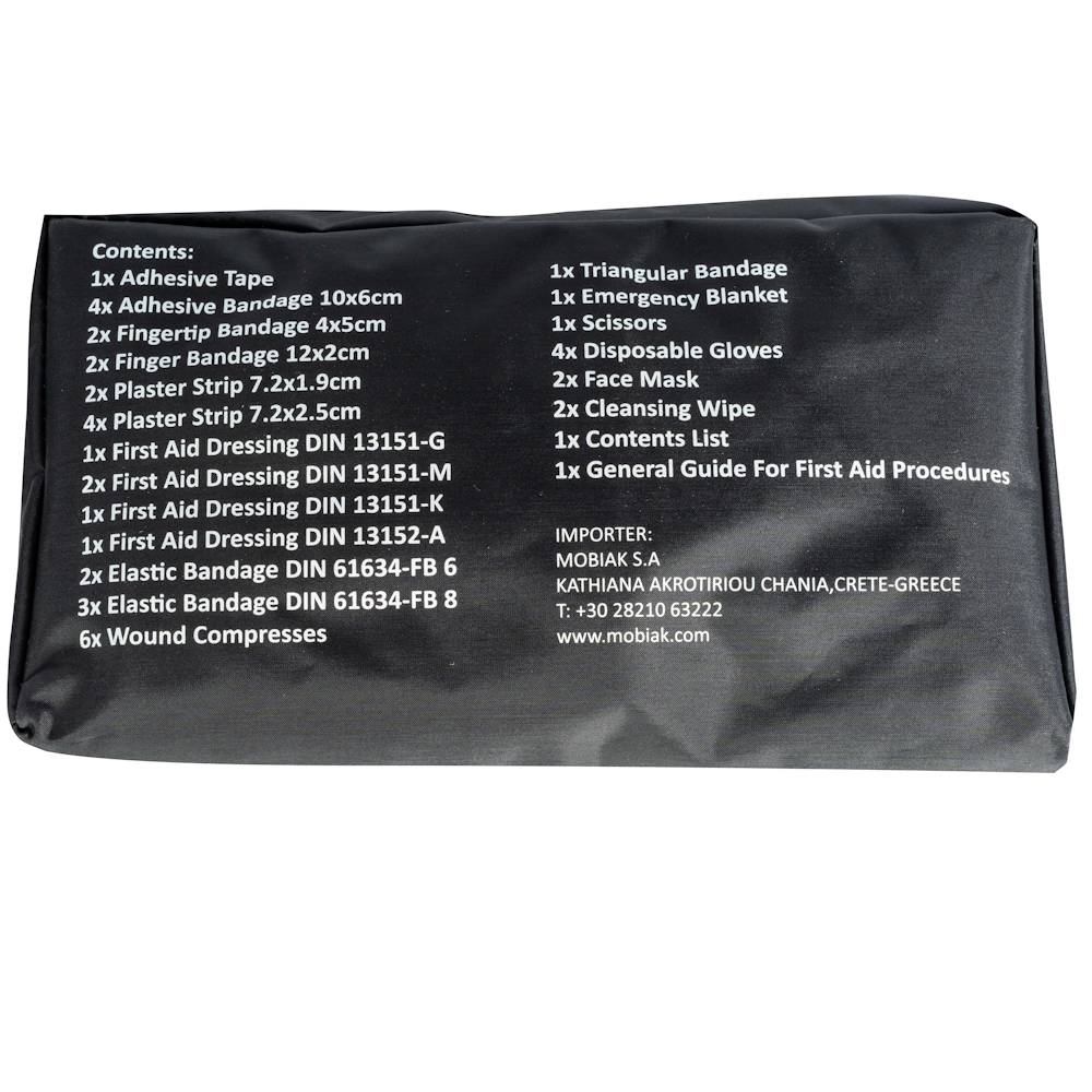 Φαρμακείο Οχημάτων FIRST AID KIT ΒΑΣΕΙ DIN13164:2022 MOBIAK 0804605