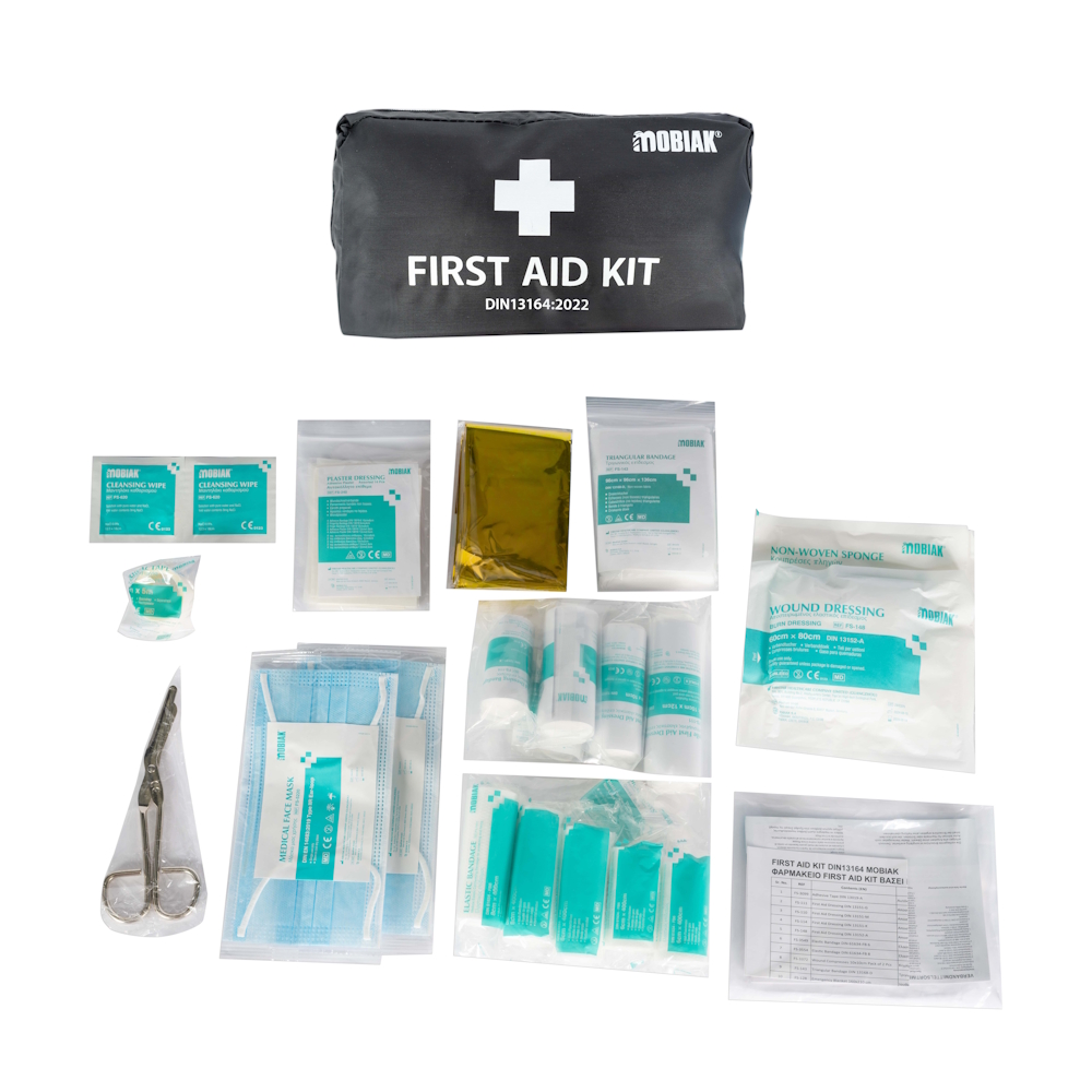 Φαρμακείο Οχημάτων FIRST AID KIT ΒΑΣΕΙ DIN13164:2022 MOBIAK 0804605