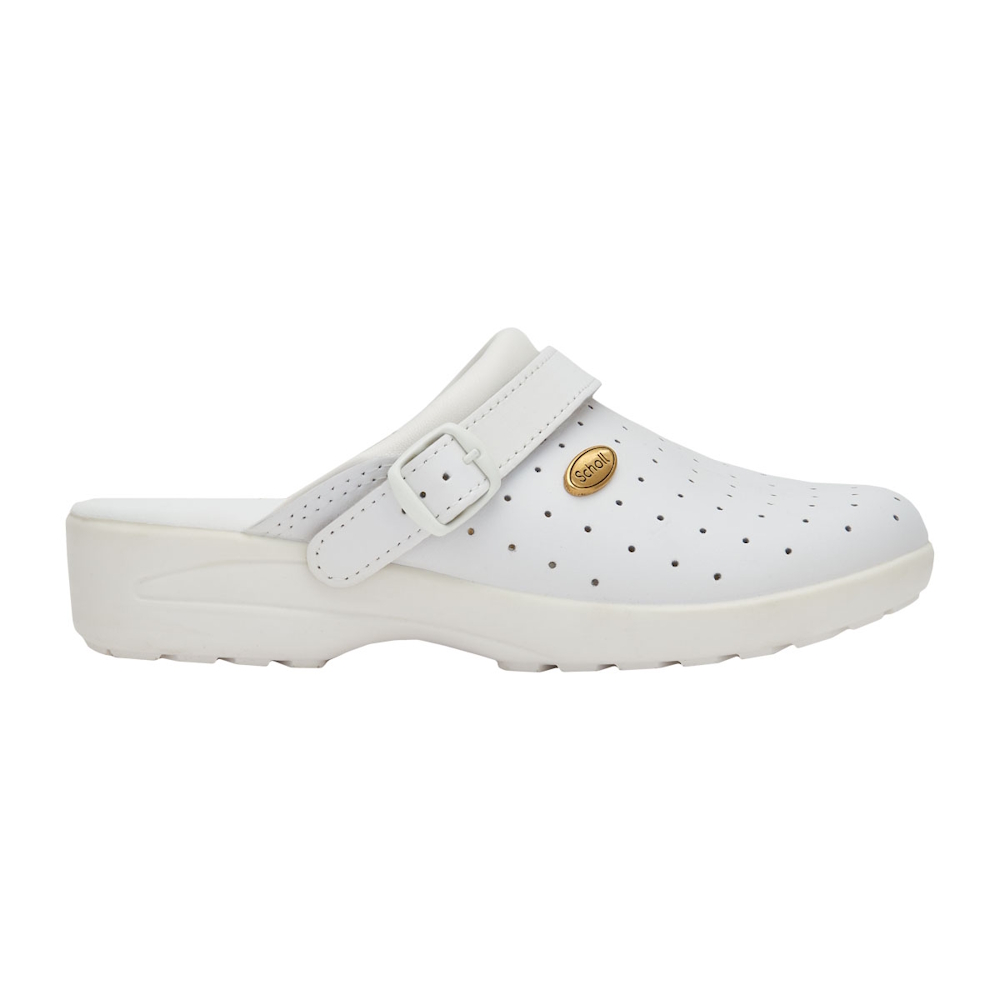 CLOG RACY WHITE Scholl Professional Clog Racy Ανατομικά Σαμπό White