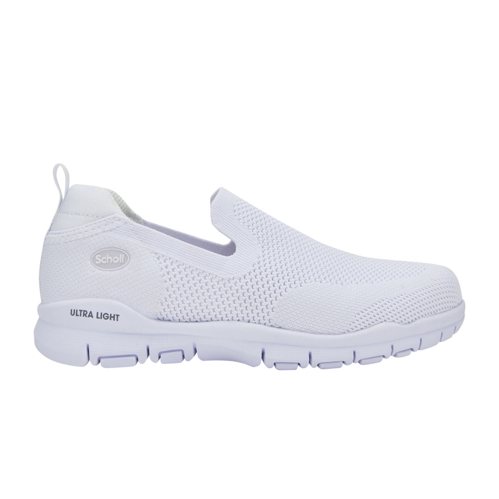 JUMP SLIP ON WHITE Scholl Professional Jump Slip On Αθλητικό Ανατομικό Παπούτσι White