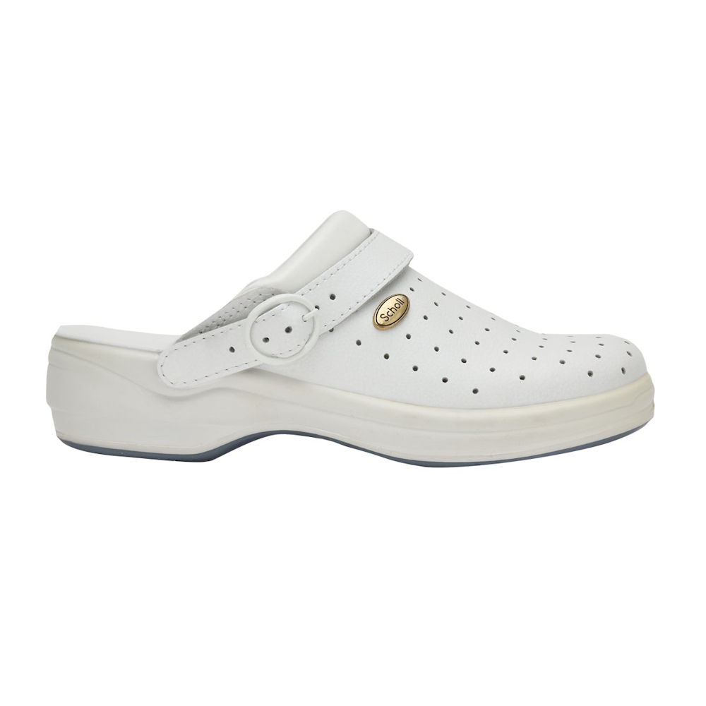 Scholl Professional New Bonus Punched Ανατομικά Σαμπό White