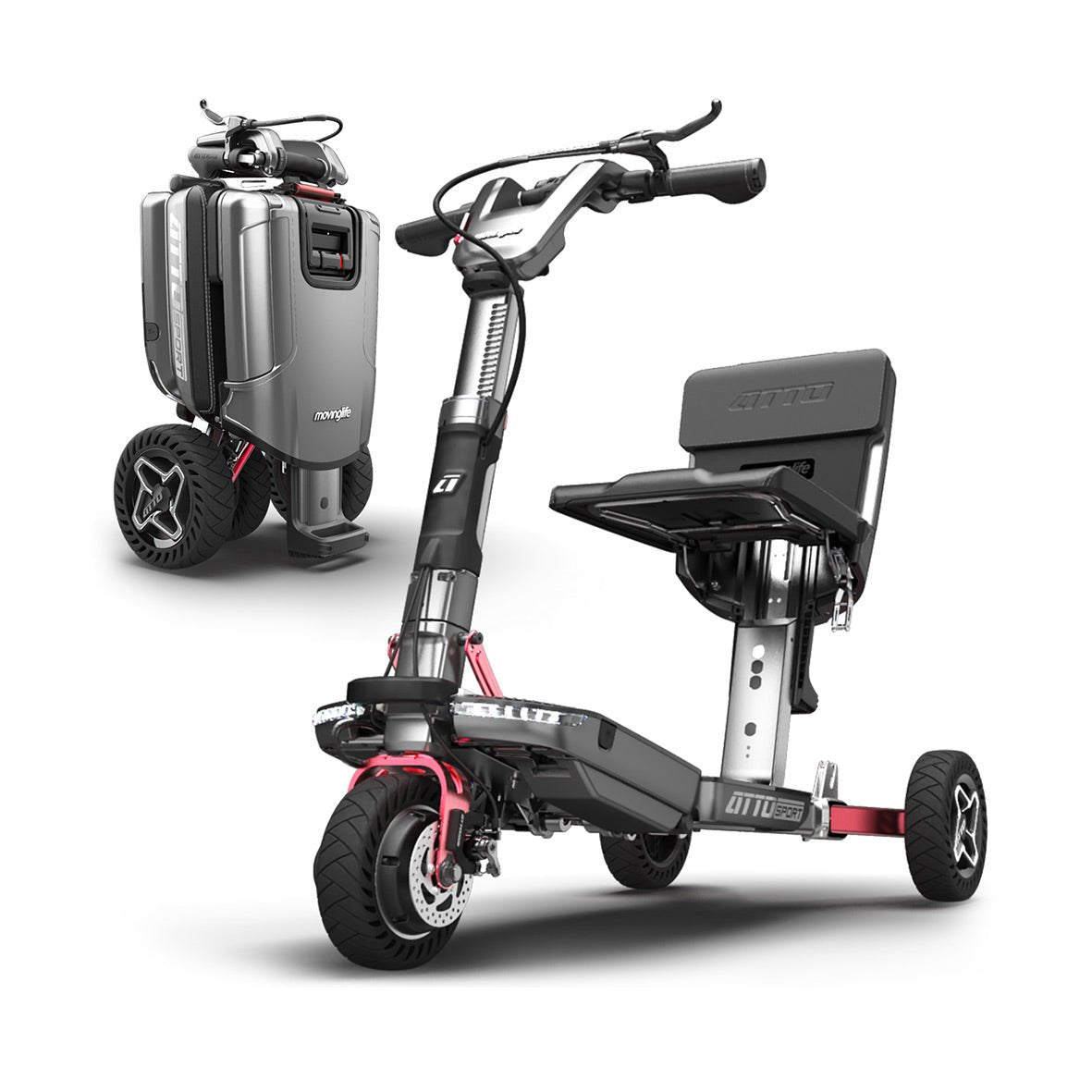 ATTO Sport Mobility Scooter Ηλεκτροκίνητο Πτυσσόμενο