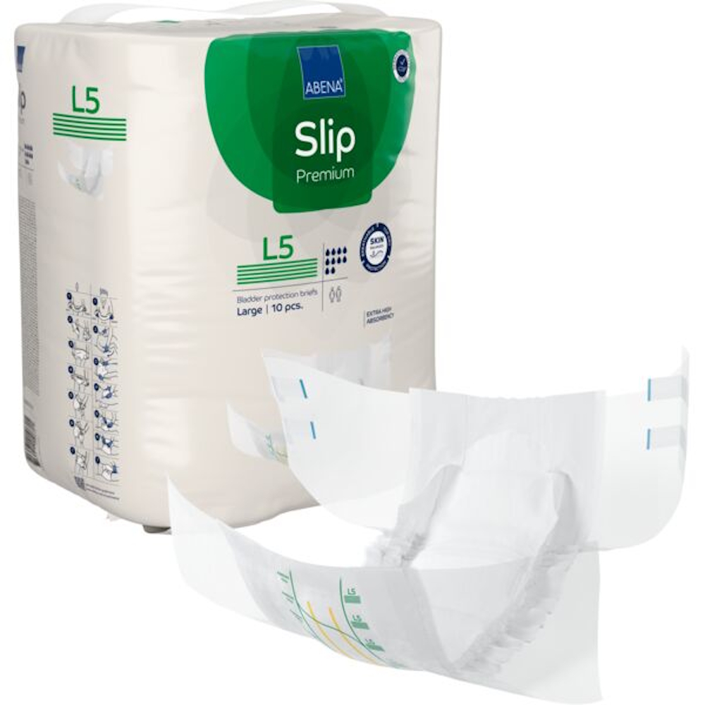 Πάνες Ακράτειας ABENA Slip L5 Premium 10τεμ. Πάνες Ακράτειας ABENA Slip L5 Premium 10τεμ.